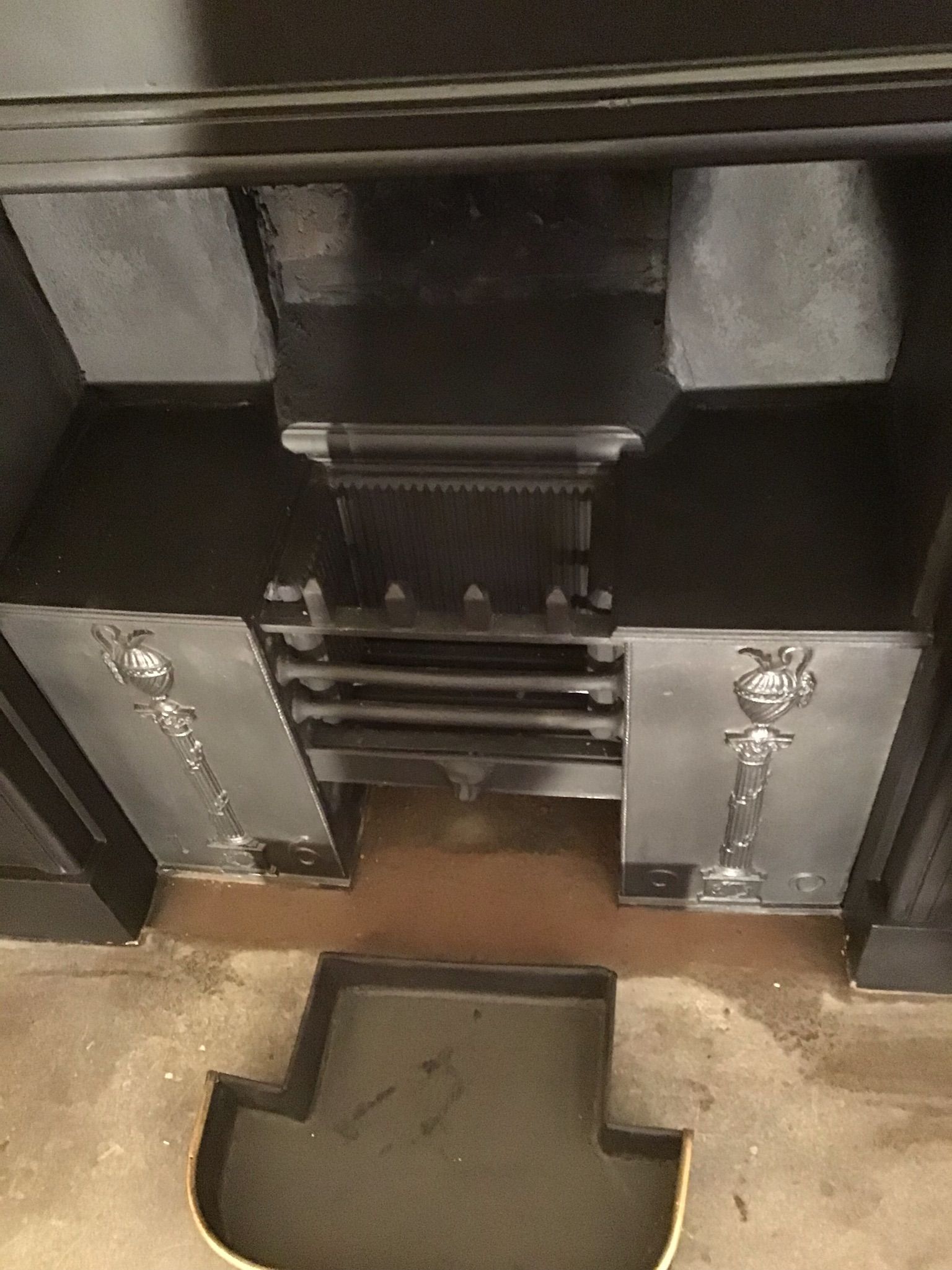 Cast Iron Fireplace Restoration 2