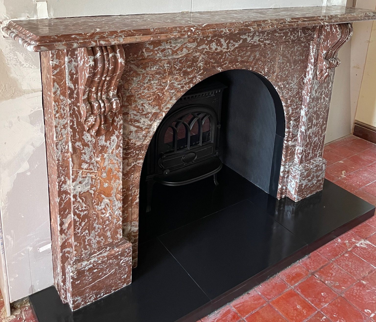Marble Fireplace Restoration 8